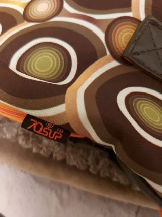 Borsa a spalla 70sUp fantasia cerchi