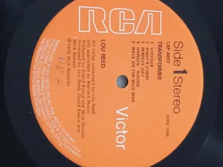 Lp disco de Vinilo Rock - Lou Reed - Transformer