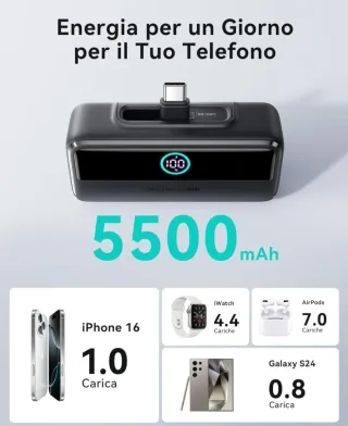 Power Bank Iniu 5500mAh Mini 22.6W