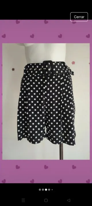 Bermudas Stradivarius cintura alta con cinturón