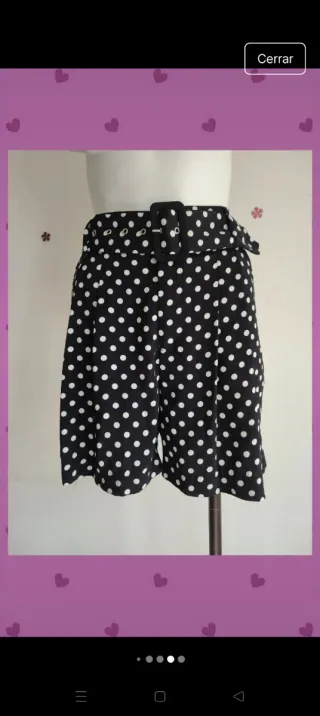 Bermudas Stradivarius cintura alta con cinturón