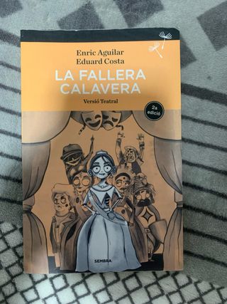 Libro “la fallera calavera” versión teatral