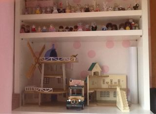 Papel pintado lunares rosa 1 rollo