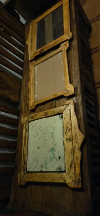 Cuadro rústico dorado