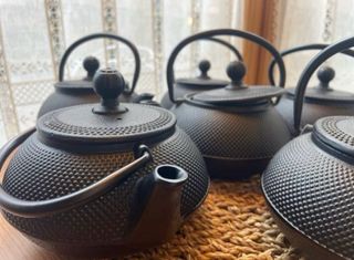 Tetera Hierro Fundido Negra 600ml