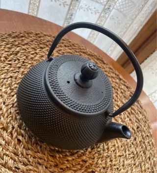 Tetera Hierro Fundido Negra 600ml