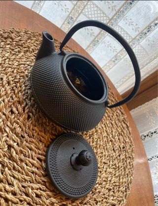 Tetera Hierro Fundido Negra 600ml