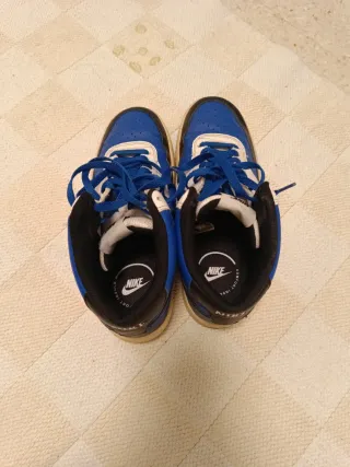 Zapatillas Nike Court Blancas y Azules