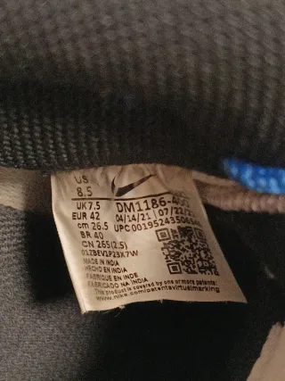 Zapatillas Nike Court Blancas y Azules