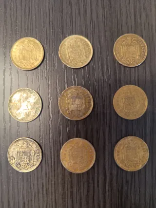 Lote Antiguas Monedas 1 peseta