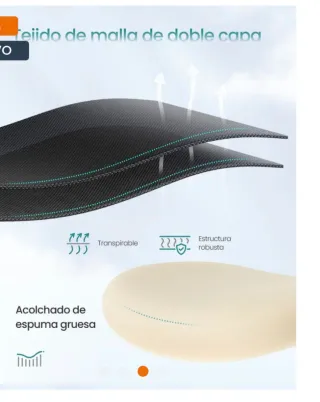 Silla de oficina ergonómica SONGMICS