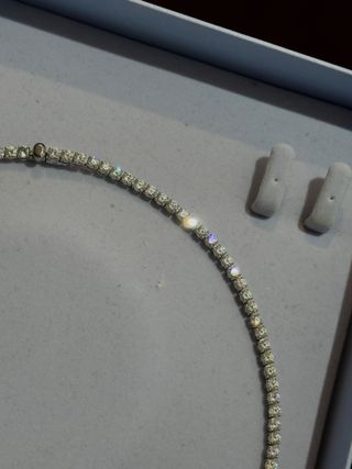 Collar Swarovski Matrix Plata