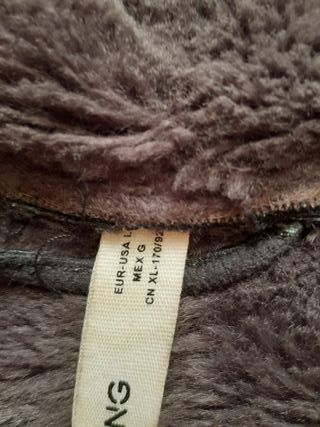 Montone ecopelle Mango marrone L