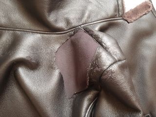 Montone ecopelle Mango marrone L