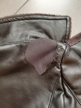 Montone ecopelle Mango marrone L