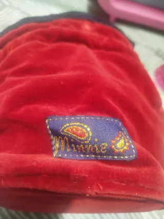 Borsa Vintage Minnie Disney Rossa in Velluto