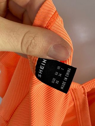 Top naranja Shein