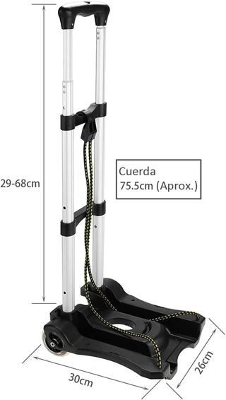 Carretilla Aluminio Plegable Base