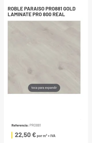 Suelo laminado imitación madera