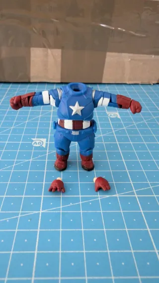 Cuerpo Capitán América Nendoroid