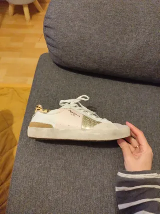 Deportivas Pepe Jeans Mujer Beige/Blanco