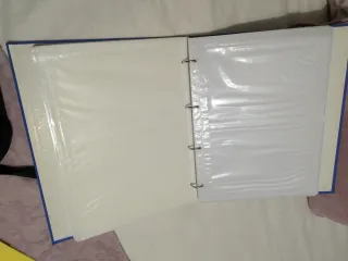 Álbum de fotos azul