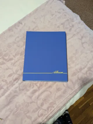 Álbum de fotos azul