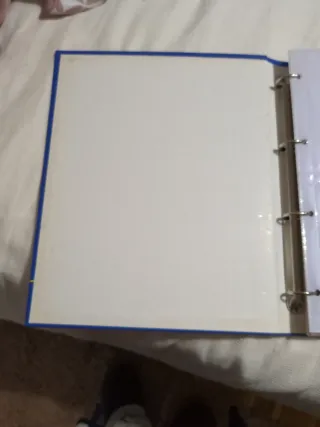 Álbum de fotos azul