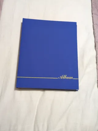 Álbum de fotos azul