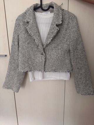 Set Blazer Zara e Maglia