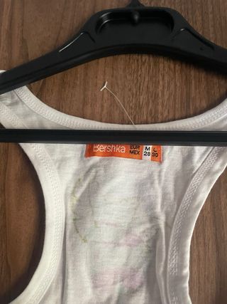 Camiseta tirantes nadador Bershka mariposa