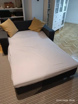 Sofá Cama Gris 2-3 Plazas