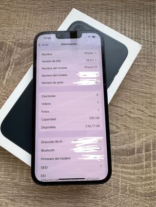iPhone 13 256GB Nero