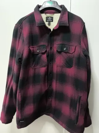 Chaqueta Threadbare cuadros roja y negra