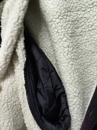 Chaqueta Threadbare cuadros roja y negra