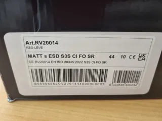 Zapatos de seguridad U-Power negros y amarillos