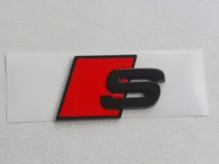 Logo Emblema Audi Sline Pegatina Maletero A3 A4 A5