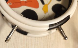 Collezione Sveglia bianco nero Mucca.