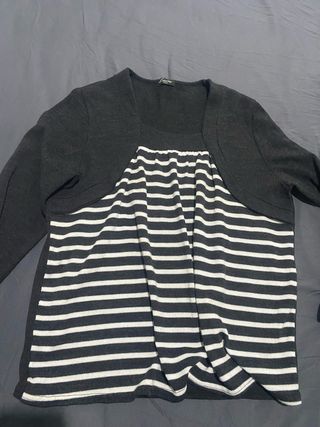 Jersey rayas blanco y negro