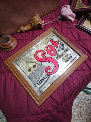 Espejo Sol Cerveza Publicidad