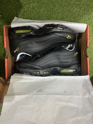 Nike Corteiz Air Max 95 Negro Dorado