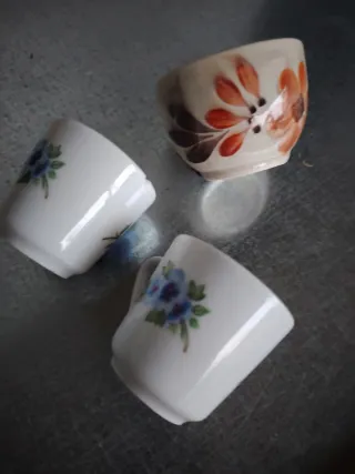Tazas de café vintage Kahla - Alemania Oriental