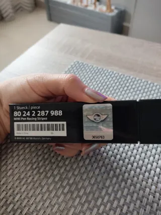 Bolígrafo Mini Racing Stripes sin usar