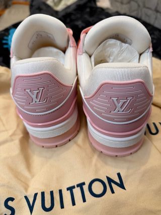 Louis Vuitton Zapatillas Rosa y Blanco