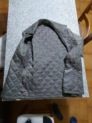 Giubbotto leggero Wudi  trapuntato verde oliva