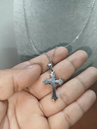 Collar Cruz Bisutería