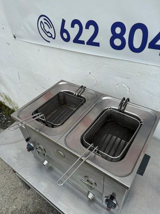 Freidora doble seno sobremesa jemi