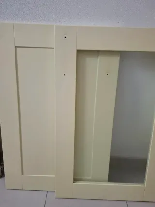 Puertas lacadas de cocina madera