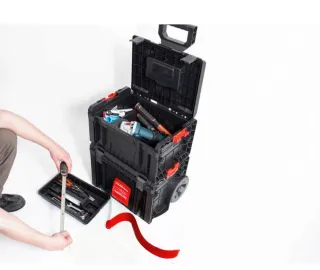 Caja de herramientas Qbrick con ruedas