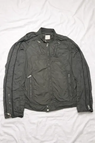Chaqueta Diesel Biker Nylon Cortaviento Talla XL
